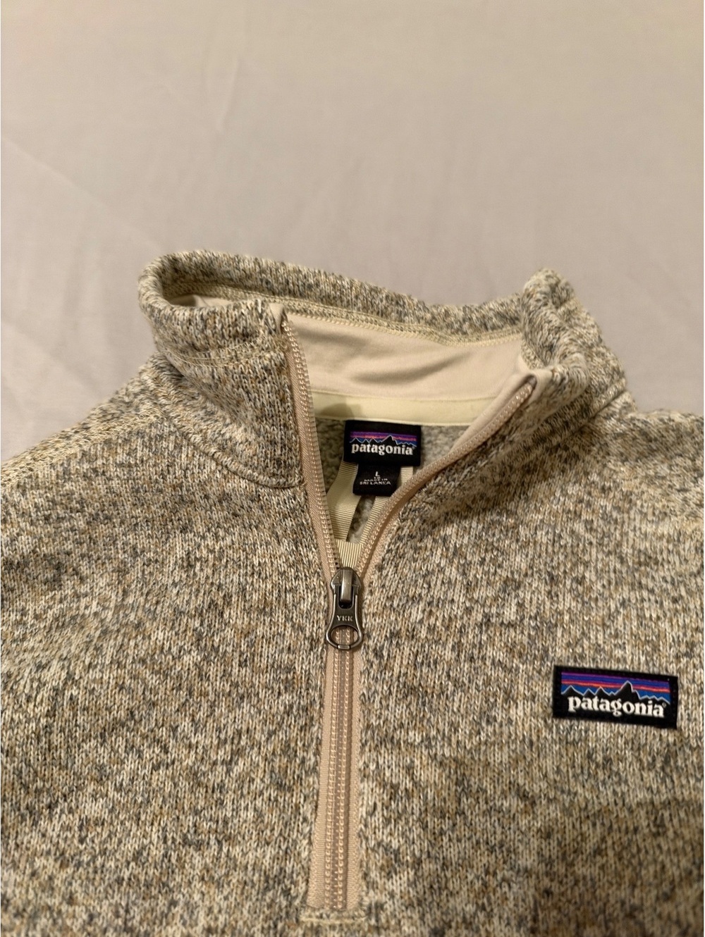 Patagonia Kid’s Better Sweater Fleece 1/4 Zip Pullover Jacket Size Large